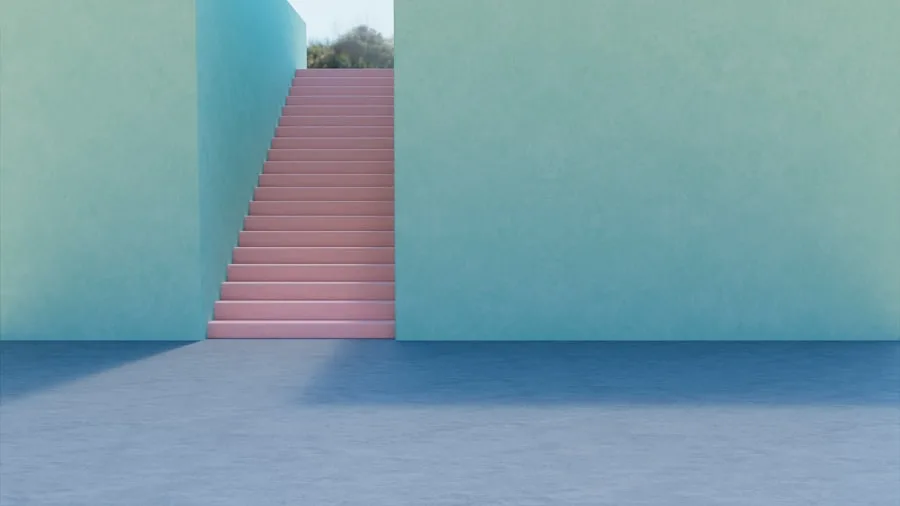 Sparkling stairs