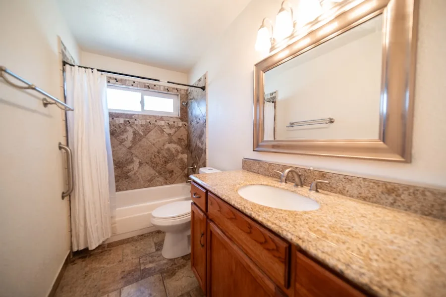 Clean bathroom