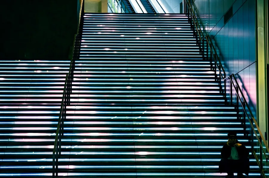 Photo Sparkling stairs