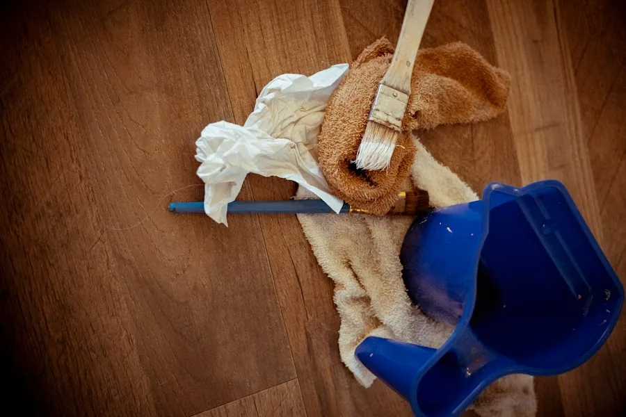 cleaning after craftsmen